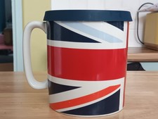 Dunelm Large Ceramic " UNION JACK " Designed Mug With Lid