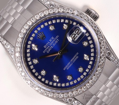 Rolex datejust 36mm - rolex, diamond