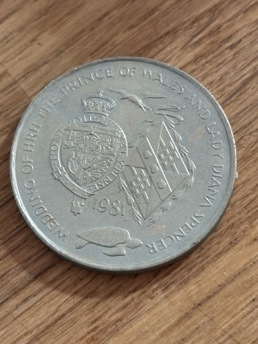 1981 royal wedding 25p - 1981, coin