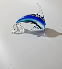 Leaping Dolphin Art Glass