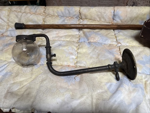 Wall mounted vintage gas lamp - mounted,