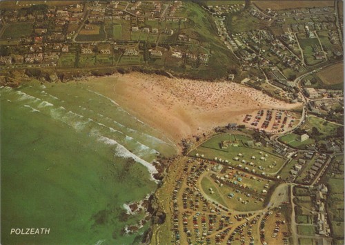 Cornwall postcard aerial - cornwall,