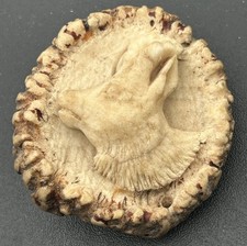 Antique Hand Carved Antler