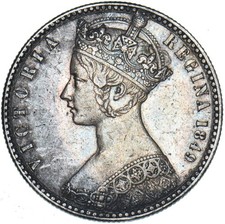 1849 Godless Florin - Victoria