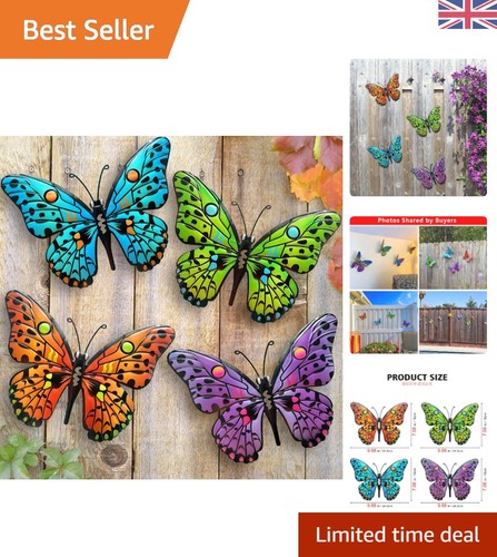 Charming metal butterfly wall - charming,