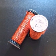 Kreinik Fine Braid #8,  RED