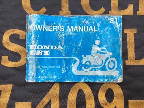 Vintage oem 1981 honda - vintage, cbx