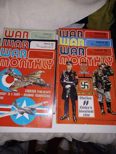 War monthly magazine issue - monthly, issue's