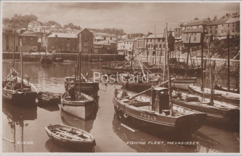 Cornwall postcard mevagissey - cornwall, postcard: