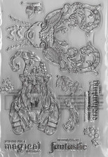 Crafter's Companion Gnome Stamp Set for cardmaking, scrapbooking, crafts