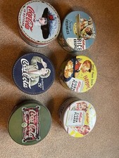 vintage metal biscuit tins