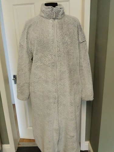 Grey zip front fleece - grey,