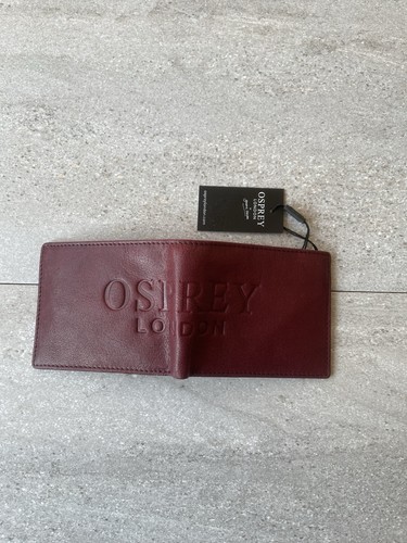 Mens osprey leather wallet - mens,