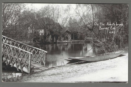 Vintage postcard the - rp,