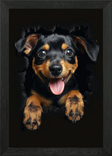 Miniature Pinscher Framed Wall