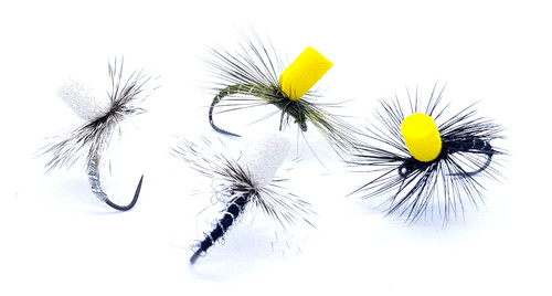 Barbless grizzle hackle - barbless, sz