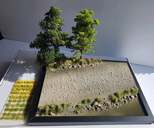 Diorama base completed - base,