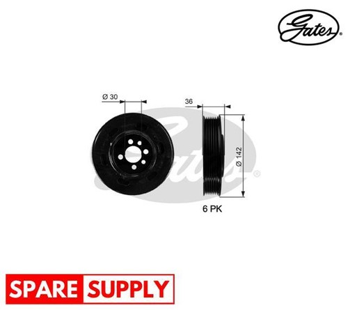 Belt pulley crankshaft for vw - pulley,,