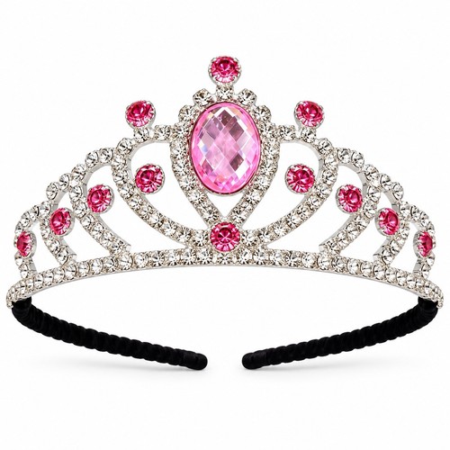 Girls pink rhinestone princess - pink,