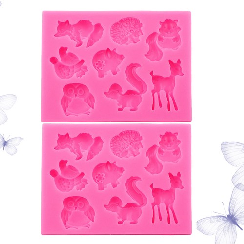 2pcs baking molds forest - ,