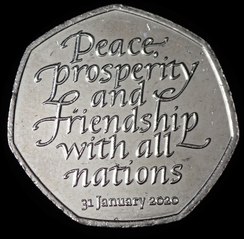 Pence 2020 elizabeth ii - uk, 50
