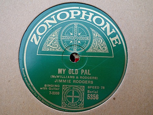 Jimmie rodgers old pal - rodgers,