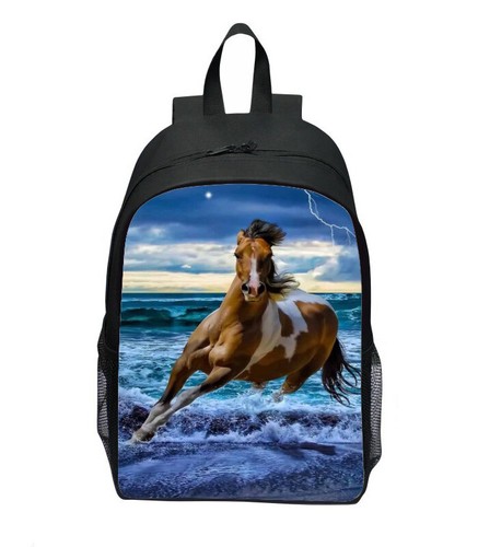 Animal horse school - horse, bag
