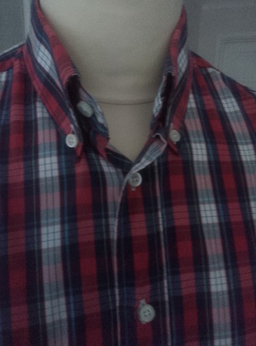 Collar bramante blue - 16", blue/red