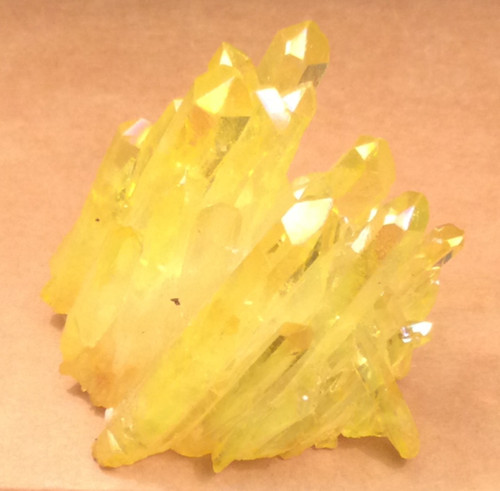 Yellow titanium quartz - yellow,
