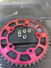 SR Sakae Ringyo 46t Old School BMX Chainring & original Bolts