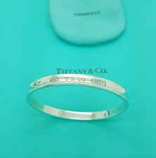 Tiffany & Co. 1837 Concave Sterling Silver Bangle Bracelet