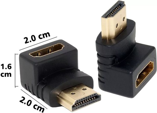 Hdmi male female adapter - male,