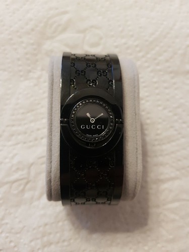 Gucci 112 black bangle - 112, watch
