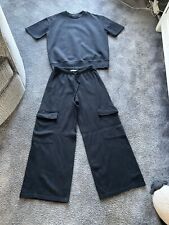Zara Black Tracksuit/lounge Set - EUR M