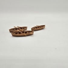 HO Gauge Rowing Boat With Keel And Oars 1/87 Scale