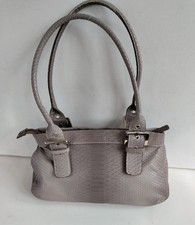NINE WEST BEIGE FAUX LEATHER SNAKE SKIN SHOULDER BAG HANDBAG