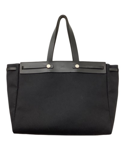 Hermes cabas black bag - cabas, gm