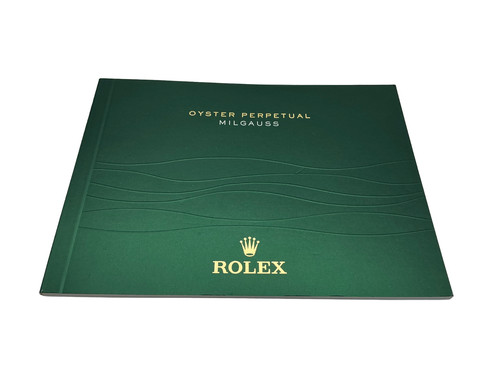 Rolex milgauss booklet - rolex,