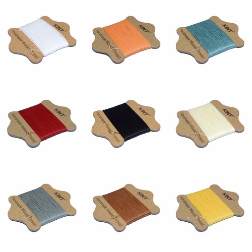 Waxed braided nylon thread - braided,