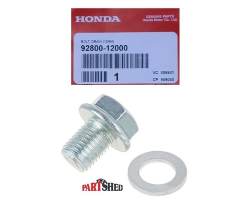 Oem honda drain plug 12mm - oem,