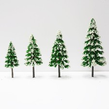 10pcs Cedar Model Miniatures Realistic Model Train Trees Landscape Decorations