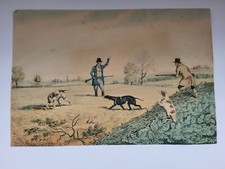 Vintage Antique Print Hunting Gun Dogs