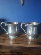 Pair of vintage E.P.BRASS Mugs