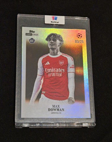 Topps max dowman arsenal - topps,