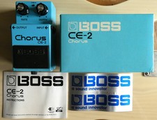 BOSS Chorus CE-2 1982/3 Vintage Pedal - Made in Japan, Black Label
