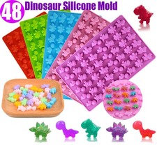 Silicone Dinosaur Chocolate Mould Candy Muffin Mold Ice Cube Gummy Sweet Treat