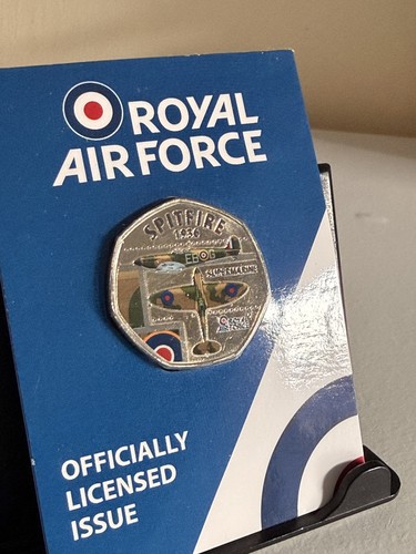 Raf 50p shaped coins - shaped,