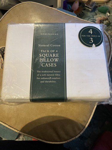 Square pillow cases - 4,