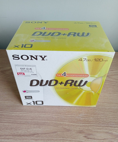 Sony accucore dvd - sony, 10