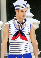 Sailor Hat and Scarf Set